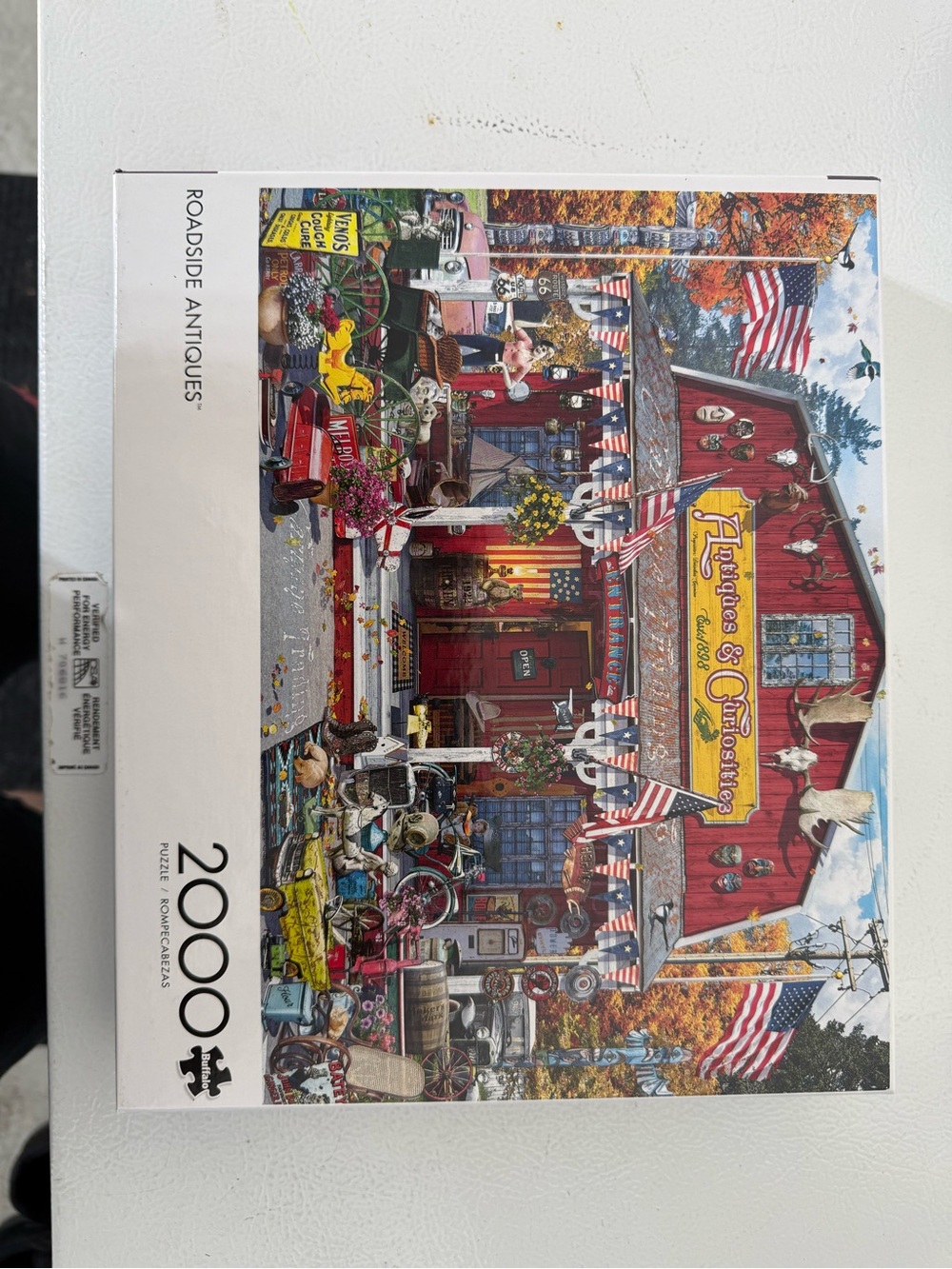 Buffalo David Bitton Roadside Antiques Puzzle - Red, Blue, White
